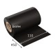 Красящая лента (риббон) 110 мм. х 450 м. Wax HW120A+ In Черный, втулка 1 дюйм IQ Code