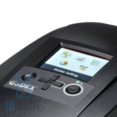Принтер этикеток Godex RT200i термотрансферный 203 dpi, LCD, Ethernet, USB, USB Host, RS-232, 011-R20iE02-000