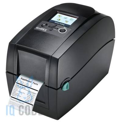 Принтер этикеток Godex RT230i термотрансферный 300, LCD, Ethernet, USB, RS-232, 011-R23iE02-000