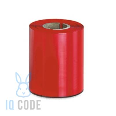 Риббон (красящая лента) Resin цветной 35 мм х 450 м Out Красный, втулка 1 дюйм IQ code Риббон (красящая лента) Resin цветной 35 мм х 450 м Out Красный, втулка 1 дюйм IQ code