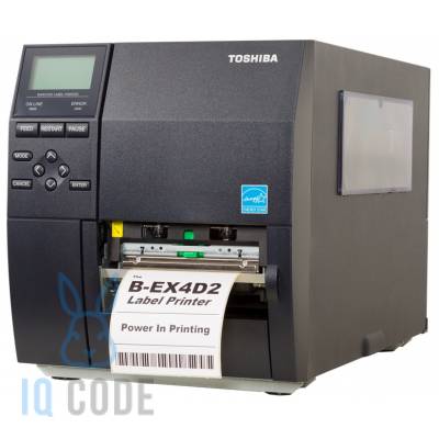 Принтер этикеток Toshiba B-EX4D2 термо 203 dpi, LCD, Ethernet, USB, B-EX4D2-GS12-QM-R