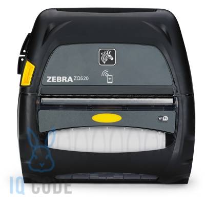 Принтер этикеток Zebra ZQ520 термо 203 dpi, LCD, Bluetooth, WiFi, USB, Linerless Platen, ZQ52-AUN100E-00