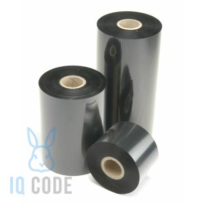Риббон (красящая лента) Resin 100	мм х 450 м Out белый, втулка 1 дюйм IQ code
