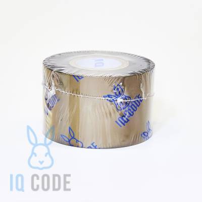 Риббон (красящая лента) Resin цветной 40	мм х 300 м Out Золотой (Золотистый), втулка 1 дюйм IQ code