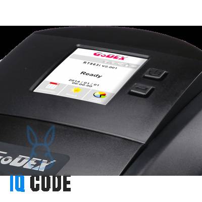 Принтер этикеток Godex RT863i термотрансферный 600 dpi, LCD, Ethernet, USB, RS-232, защищенный корпус, 011-863002-000