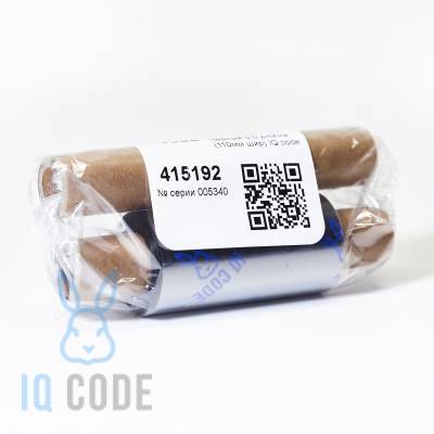 Риббон (красящая лента) Resin HR330A 64	мм х 74 м Out Черный, втулка 0.5 дюйма (110мм ширина) IQ code