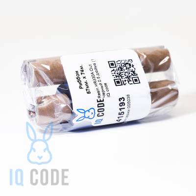 Риббон (красящая лента) Resin HR330A 57	мм х 74 м Out Черный, втулка 0.5 дюйма (110мм ширина) IQ code