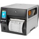 Принтер этикеток Zebra ZT421 термотрансферный 300 dpi, LCD, Ethernet, Bluetooth, USB, USB Host, RS-232, внутренний намотчик с отделителем, шнур EU и UK, ZT42163-T4E0000Z