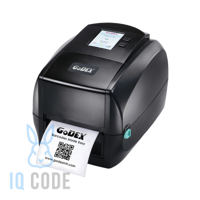 Принтер этикеток Godex RT863i+ термотрансферный 600 dpi, LCD, Ethernet, USB, USB Host, RS-232, 011-863R12-A00
