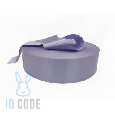 Лента текстильная Сатин лаванда-сиреневый 20 мм/200 м, втулка 76 мм 